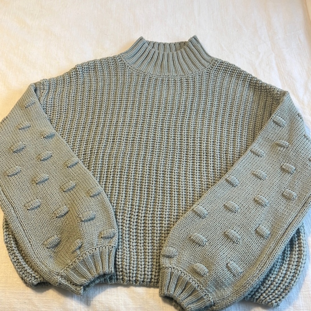 Pale Green Sweater